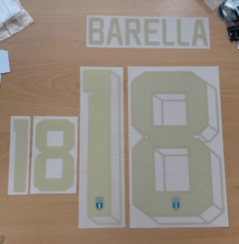 [Last 1!] BARELLA 18 오피셜마킹 네임세트 / 이태리 홈 2022