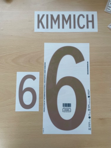 [Clearance Sale] KIMMICH 6 오피셜 마킹 네임세트 / 독일 어웨이 2022/23