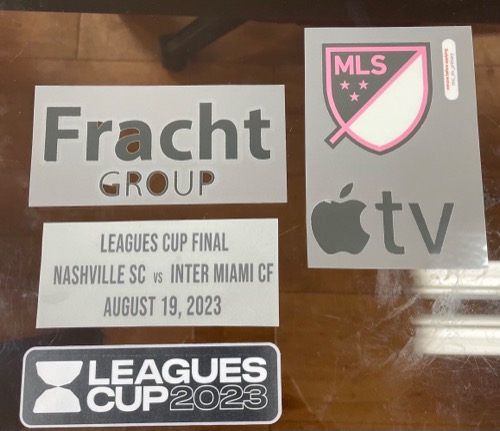 MLS BADGE + Fracht Group +Leagus Cup 2023 + Final MDT 세트 / 인터마이애미 홈 2023