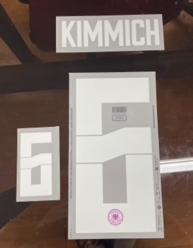 KIMMICH 6 오피셜 마킹 네임세트 / 독일 어웨이 2024/25