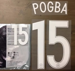[LAST 1] Pogba 15 오피셜 마킹 네임세트 / 프랑스 홈 2016/17