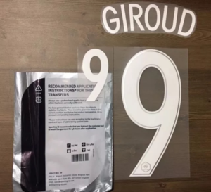 Giroud 9 오피셜 마킹 네임세트 / 프랑스 홈 2016/17