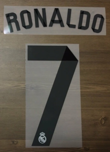 Ronaldo 7 오피셜 마킹 네임세트 / 레알마드리드 홈 2014/15
