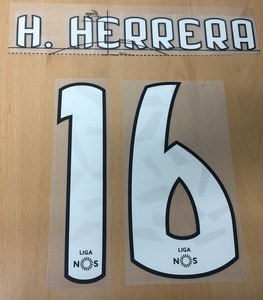 H.Herrera 16 오피셜 마킹 네임세트 / FC포르투 홈, 어웨이 2017/18