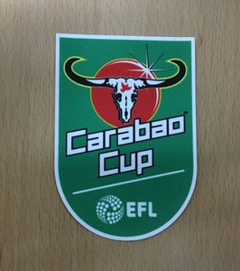 영국 EFL CARABAO컵 카라바오컵 오피셜 플레이어사이즈 패치 2017/18 (한쪽)