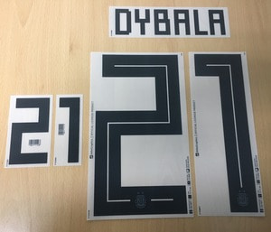 Dybala 21 오피셜 마킹 네임세트 / 아르헨티나 홈 2017/19 (러시아 월드컵)