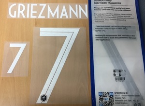 Griezmann 7 오피셜 마킹 네임세트 / 프랑스 홈 2018/19 (러시아 월드컵)