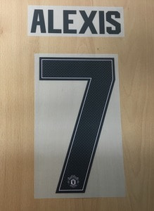 [SALE for Only Self Print Customer] ALEXIS 7 오피셜 챔피언스리그 FA컵 마킹 선수지급용 네임세트 / 맨체스터 유나이티드 어웨이 2018/19