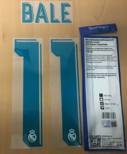 Bale 11 오피셜 마킹 네임세트 / 레알마드리드 UCL, 컵대회 홈 2017/18