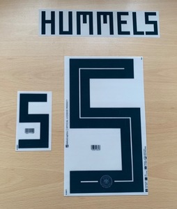 [Only for Self Print Customer] HUMMELS 5 오피셜 마킹 네임세트 / 독일 홈 2017/19 (러시아 월드컵)
