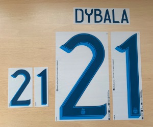 DYBALA 21 오피셜 마킹 네임세트 / 아르헨티나 홈 2019 (코파아메리카)