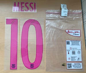 [Last 1!] MESSI 10 오피셜 마킹 네임세트 / FC 바르셀로나 어웨이 선수지급용 2016/17