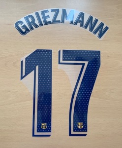 GRIEZMANN 17 오피셜  마킹 네임세트 / FC 바르셀로나 어웨이/4th 선수지급용 2019/20