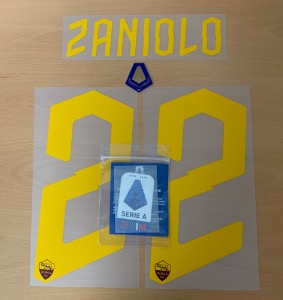 [Last 1!] ZANIOLO 22 오피셜 마킹 네임세트+MVP+Serie A / AS로마 홈 2019/20