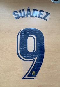 SUAREZ 9 정품 오피셜 마킹 네임세트 / FC 바르셀로나 어웨이/4th 선수지급용 2019/20