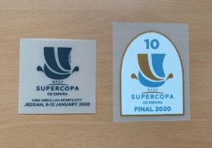 오피셜 수페르코파 Supercopa Final 2020 패치 &amp; 매치데이 트랜스퍼 / 레알마드리드 서드 2019/20