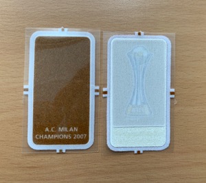 오피셜 FIFA CLUB WORLDCUP Champions 2007 오피셜패치 / AC밀란 2007/08 후반기, 2008/09 전반기