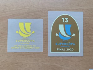 오피셜 수페르코파 Supercopa 2020 패치 &amp; 매치데이 트랜스퍼 / 바르셀로나 홈 2019/20