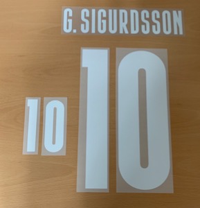 [Bomb Sale!] G.SIGURDSSON 10 오피셜마킹 네임세트 / 아이슬란드 홈 2020/21 (유로 2020)