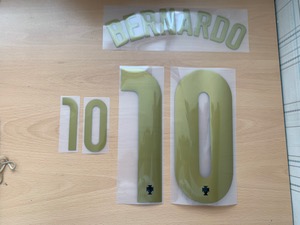 [Bomb Sale!] BERNARDO 10 오피셜 마킹 네임세트 / 포르투갈 홈 2020/21 (유로 2020)