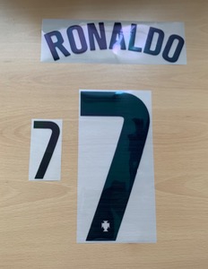 Ronaldo 7 오피셜 마킹 네임세트 / 포르투갈 어웨이 2020/21 (유로 2020)