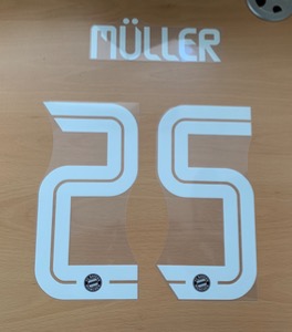 Müller 25 오피셜 마킹 네임세트 / 바이에른 뮌헨 서드 2020/21