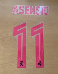 ASENSIO 11 오피셜 마킹 네임세트 / 레알마드리드 서드 2020/21 (UCL)