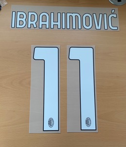 IBRAHIMOVIĆ 11 오피셜 마킹 네임세트 / AC밀란 홈 2020/21