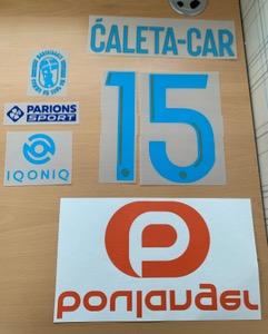[Last 1!] CALETA-CAR 15 + BOULANGER Sponsor+IQONIQ Sponsor+ Parions Sport + COMME UN SEUL OM / 마르세유 홈 2020/21