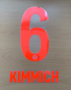 [BOMB Sale!] KIMMICH 6 오피셜 마킹 네임세트 / 바이에른 뮌헨 어웨이 2020/21