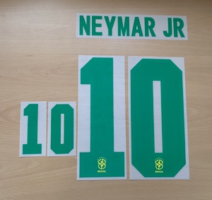 Neymar JR 10 오피셜 마킹 네임세트 / 브라질 홈 2020/21