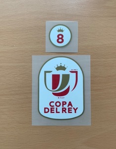 [Bomb Sale!] 오피셜 COPA DEL REY Patch 2020/21+Winners 8 times Circle Badge for Valencia 발렌시아 2020/21