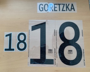 [Last 1!] GORETZKA 18 오피셜 마킹 네임세트 / 독일 홈 2019/21 (유로 2020)