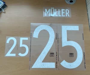 Müller 25 오피셜 마킹 네임세트 / 독일 어웨이 2020/21 (유로 2020)