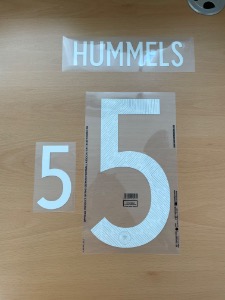 [Bomb Sale!] HUMMELS 5 오피셜 마킹 네임세트 / 독일 어웨이 2020/21 (유로 2020)
