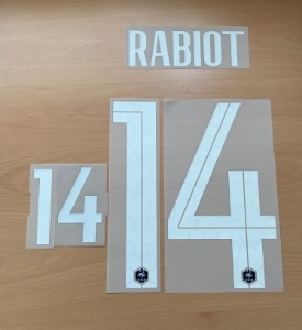RABIOT 14 오피셜 마킹 네임세트 / 프랑스 홈 2020/21