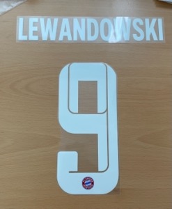 Lewandowski 9 오피셜 마킹 네임세트 / 바이에른 뮌헨 홈 2021/22