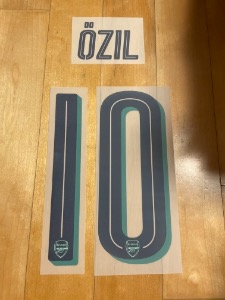 [Only for Self Print Customer] Özil 10 오피셜 유로파리그 FA컵 마킹 네임세트 / 아스날 서드 2018/19