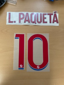 L. Paquetá 10 오피셜 마킹 네임세트 / 리옹 Lyon 홈 2021/22 (LIgue 1)
