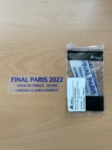 [Clearance Sale] FINAL PARIS 2022 Official MDT for Real Madrid (레알마드리드) Home 2021/22