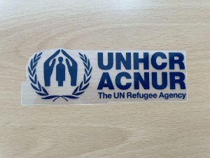 UNHCR ACNUR 정품 오피셜 백스폰서 / FC 바르셀로나 어웨이 2022/23