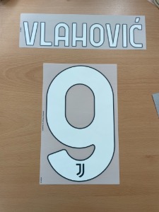 VLAHOVIĆ 9 오피셜 마킹 네임세트 / 유벤투스 어웨이,서드 2022/23 , 서드 2023/24