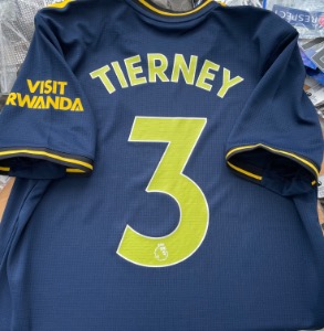 [Small Damaged] Arsenal Authentic 3rd 2019/20 M Size (탭만 땐 새제품) + TIERNEY 3