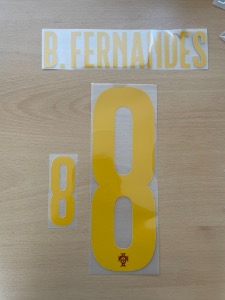 B.FERNANDES 8 오피셜 마킹 네임세트 / 포르투갈 홈 2022/23