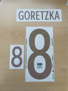 [Claerance Sale] GORETZKA 8 오피셜 마킹 네임세트 / 독일 어웨이 2022/23