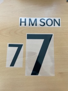 H M SON 7 (손흥민) 오피셜 Kids사이즈 마킹 네임세트 / 대한민국 홈 2022/23