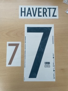 [Clearance Sale] HAVERTZ 7 오피셜 마킹 네임세트 / 독일 홈 2022/23