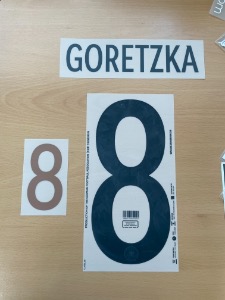 [Clearance] GORETZKA 8 오피셜 마킹 네임세트 / 독일 홈 2022/23