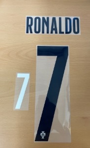 Ronaldo 7 오피셜 마킹 네임세트 / 포르투갈 어웨이 2022/23