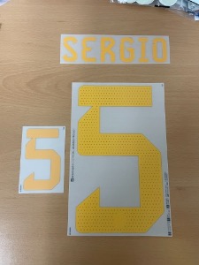 [Clearance Sale] SERGIO 5 오피셜 마킹 네임세트 / 스페인 홈 2022/23
